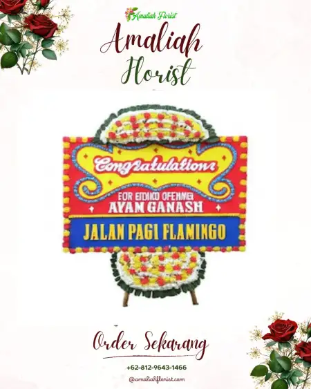 Sewa Papan Bunga Tapa Baru